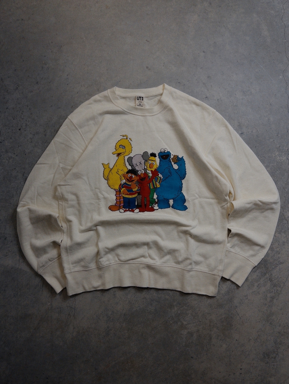 KAWS x Uniqlo Sesame Street Crewneck Sweatshirt
